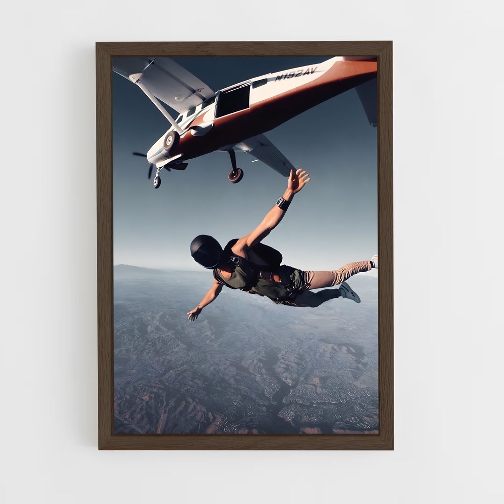 Poster Vol Extrême – affiche Base jump (vue 5)